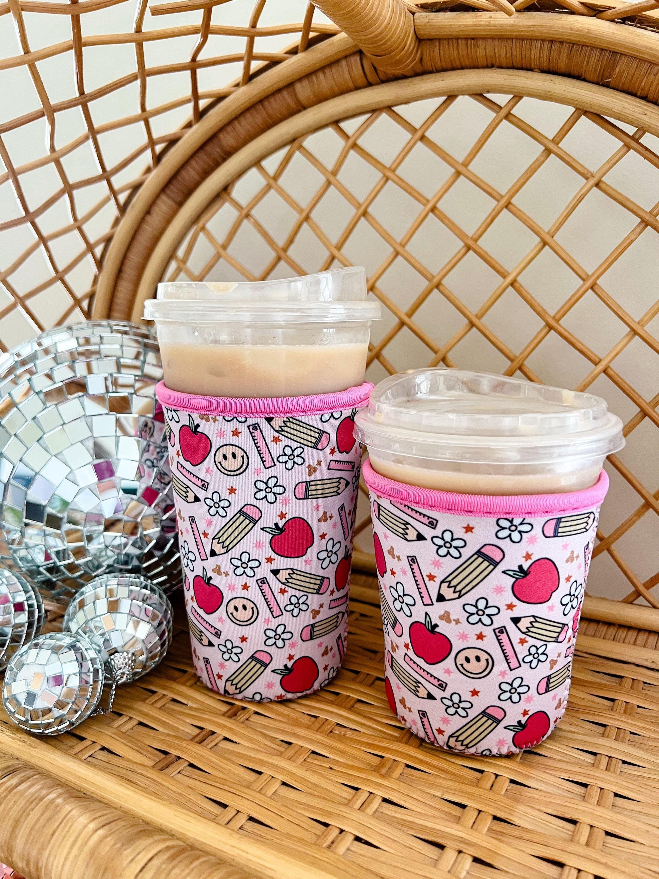 Back to School Coffee Sleeve | Iced Coffee Sleeve | Coffee Lover   | Trendy Coffee Sleeve | Gift  Gift | Teacher Gift | School | Fun Gift