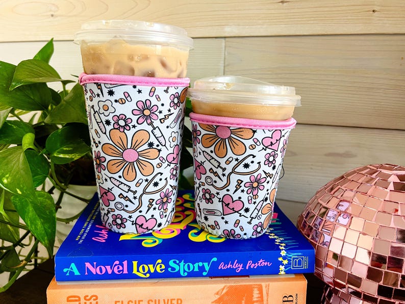 Nurse Healthcare Worker Iced Coffee Sleeve: Nurse Gift image 1