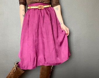 1970s violet skirt //  Size XS
