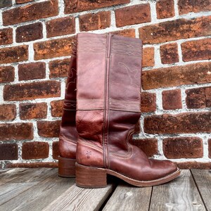 1970s Frye Campus stitched leather boots  // size 39 Euro - 8 B US