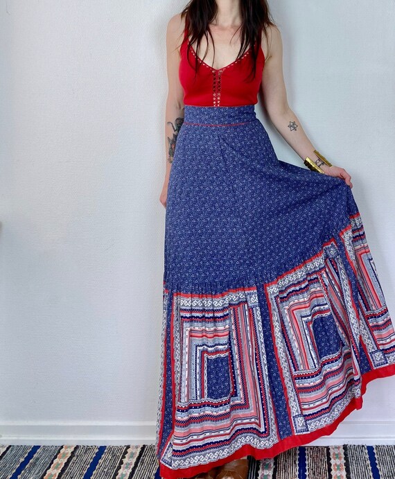 1970s prairie skirt - Size XS