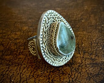 1970s Large boho bedouin statement ring