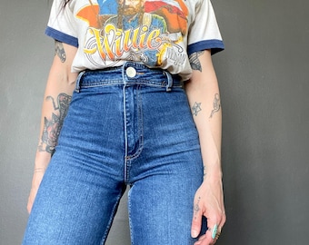 1984 Willie Nelson family tour vintage tee // Size S-M