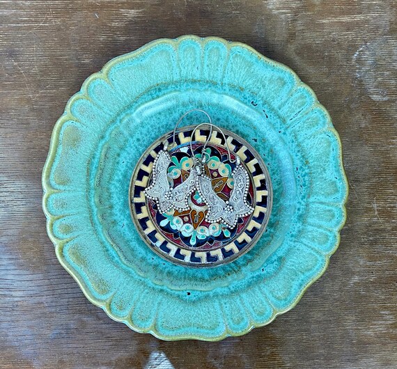 1970s boho statement earrings