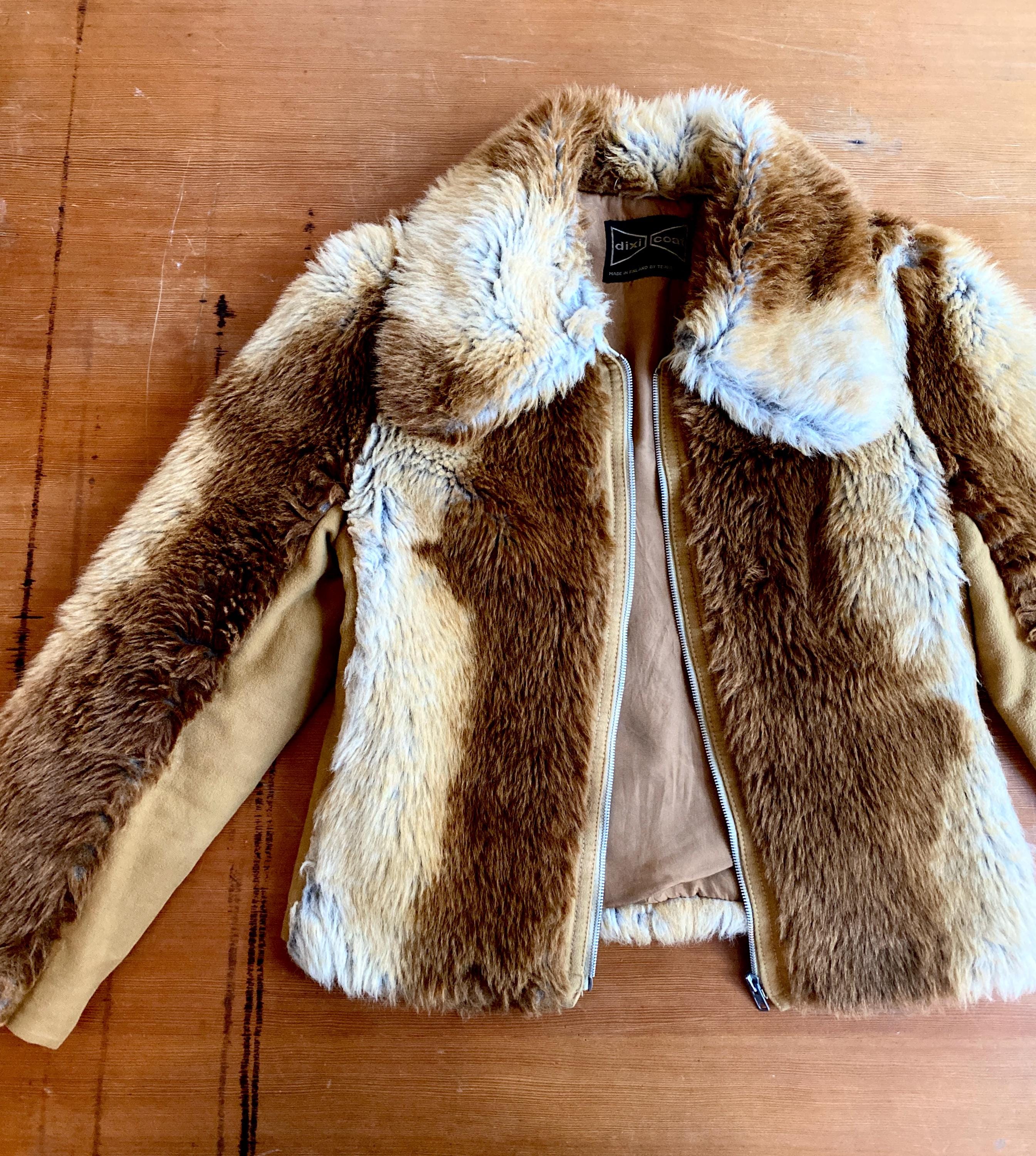 Y2k fur jacket - Etsy 日本