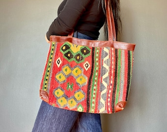 1970s Kelim bag.
