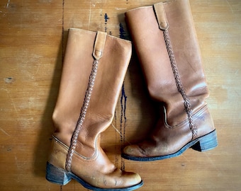 1970s Frye Campus leather boots  // size 38.5 Euro - 9 B US