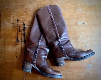 1970s Frye Campus leather boots  // size 39 Euro - 8 B US