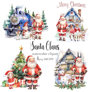 Design a sublimazione del treno di Natale del Polo Nord, Babbo Natale png, Design natalizio png, Design maglietta natalizia, Download digitale istantaneo