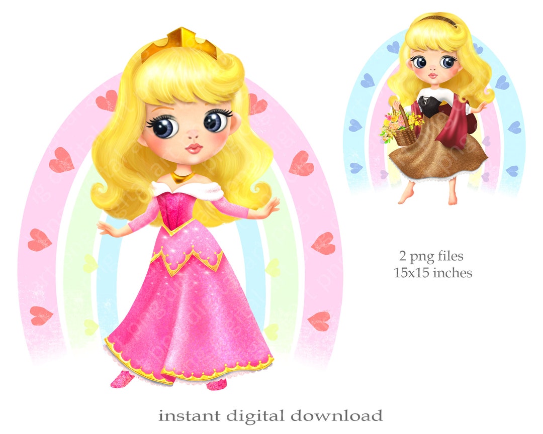 Princess Aurora PNG Clipart, Princess Instant Digital Download, Png ...