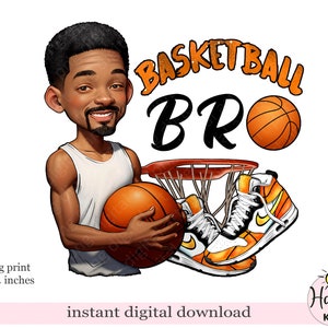 Disegno di sublimazione di uomo di basket PNG, fratello di basket, ragazzo di colore che gioca a basket, partita di basket, maglietta da basket, ragazzo png, palla da basket