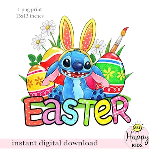 Ostern Stitch Design, Ostern Sublimationsdesign, Osterei PNG, mein erstes Ostern PNG, druckbare Kunst, Baby Print, digitaler Download