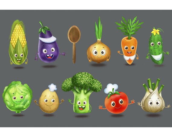 Buy Funny Vegetables Clipart. Vegetable Set. Cabbage Carrot Online in India - Etsy Buy Funny Vegetables Clipart. Vegetable Set. Cabbage Carrot Online in India - Etsy