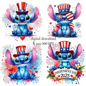 Independence Day print, steek 4 juli, Amerikaanse vlag png print, patriottische steek, steeksublimatieontwerp, Instant Download
