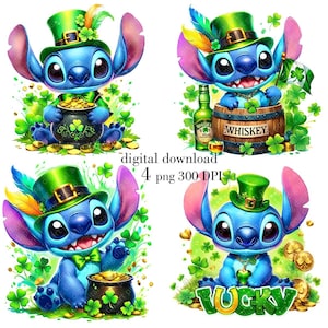 Joyeuse Saint-Patrick png, point chanceux, trèfle png, impression de la Saint-Patrick