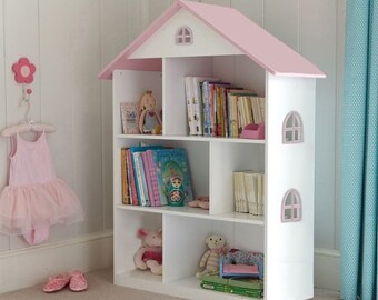 acrylic dollhouse bookcase