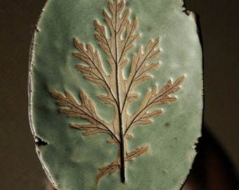 Keramik Blatt Teller | handgemachte Blattschale aus Ton | rustikales Design | Schmuckschalen für Schmuck