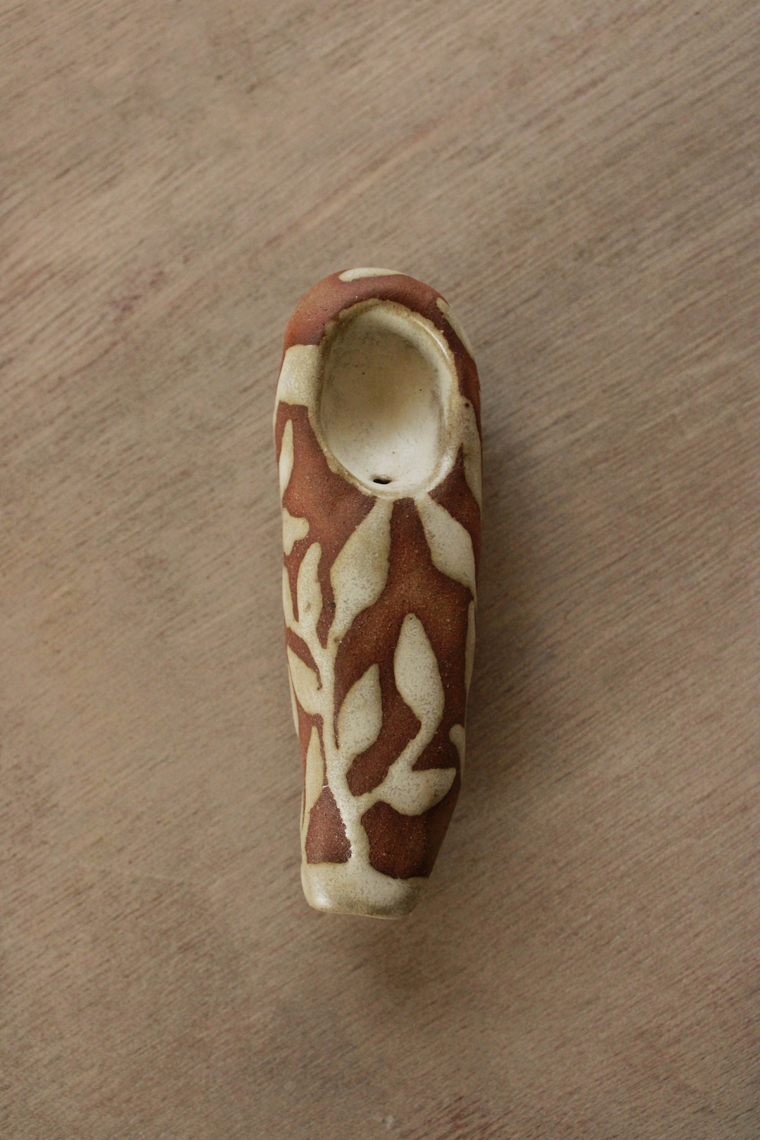 Ceramic Pipes Handmade Smoking Pipes Botanical and Ocean Design Small
