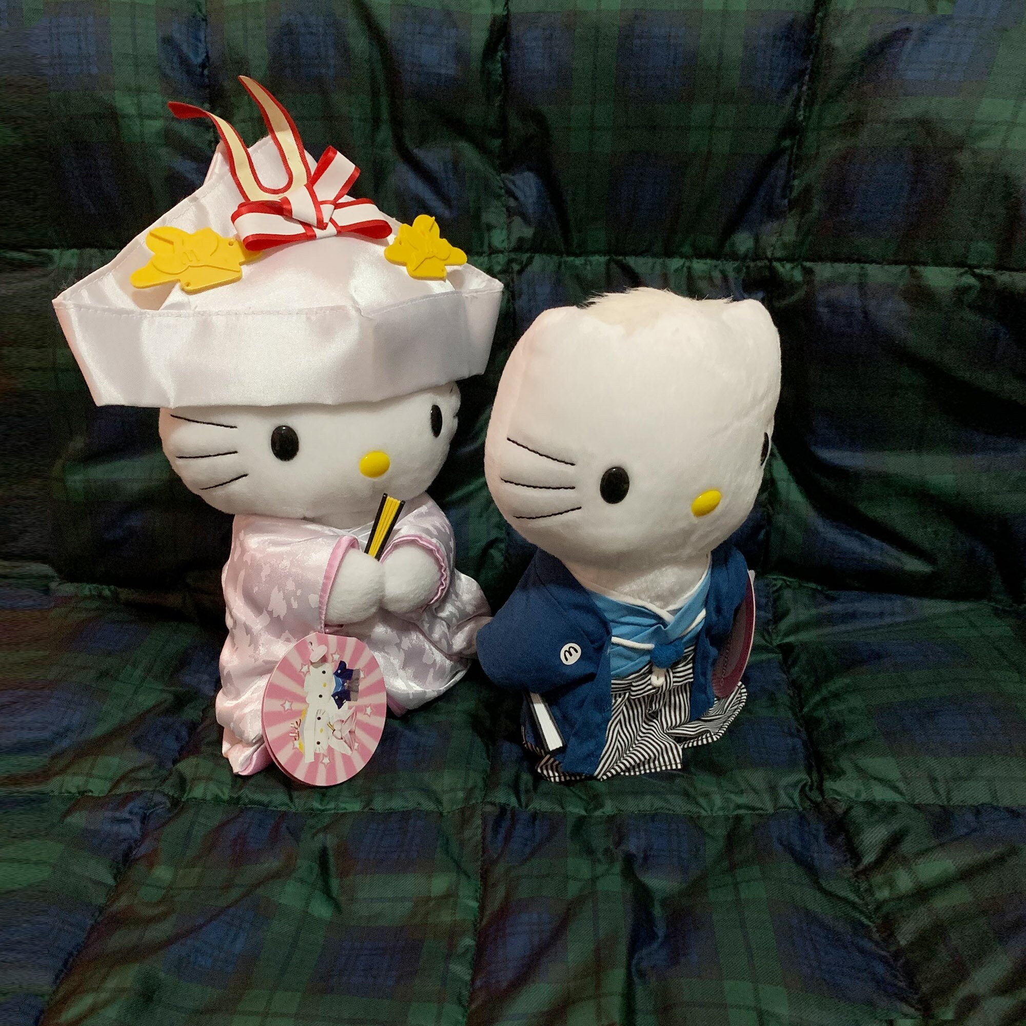 couple stuffed animals