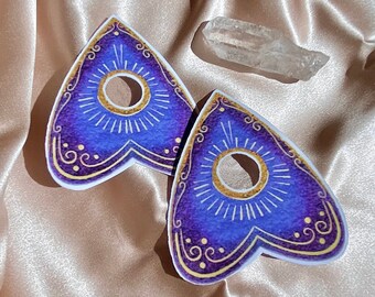 Ouija Planchette Vinyl Aufkleber | Witchy Celestial Aufkleber
