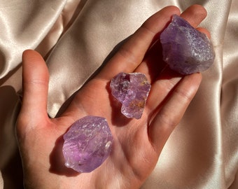 Rough Amethyst Crystal Chunk | Purple Healing Stone, Wicca Witchcraft