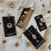 Luna Soleil Tarot Deck ® | 78 Black Tarot Cards, Gold Foil Gilded Edges, Oracle Beginner's Complete Card Deck, Witch Divination Tools 