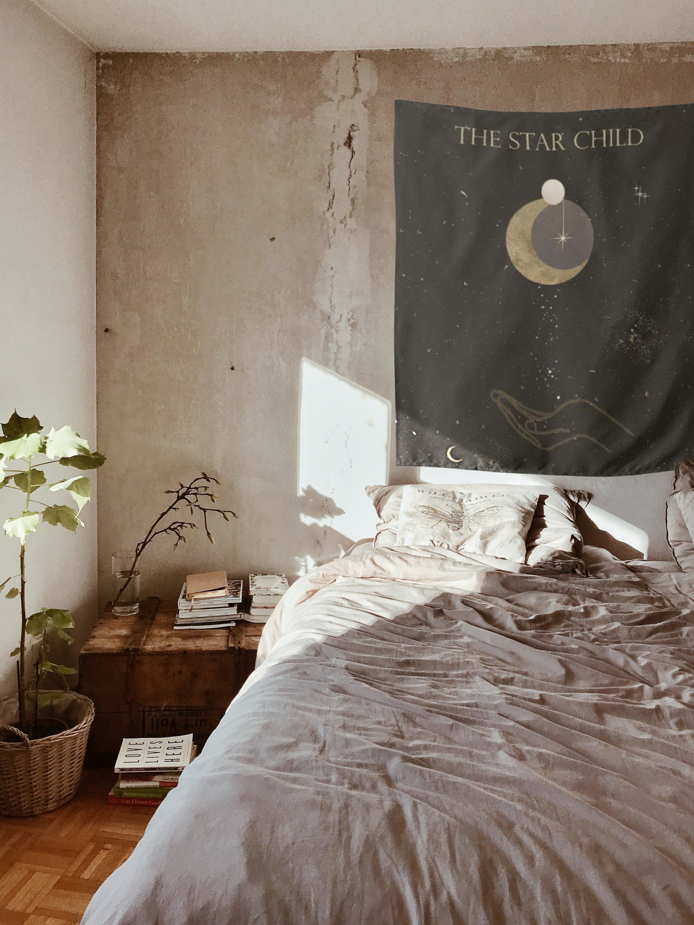 Moon Child Tapestry Etsy