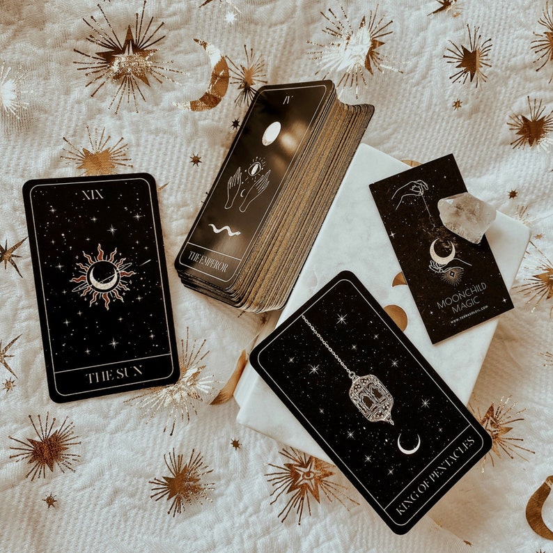 Luna Soleil ® Tarot Deck Onyx • Black