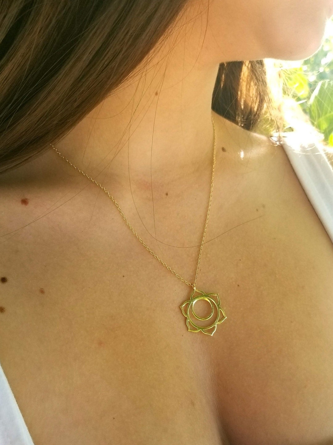 Gold Mandala Necklace