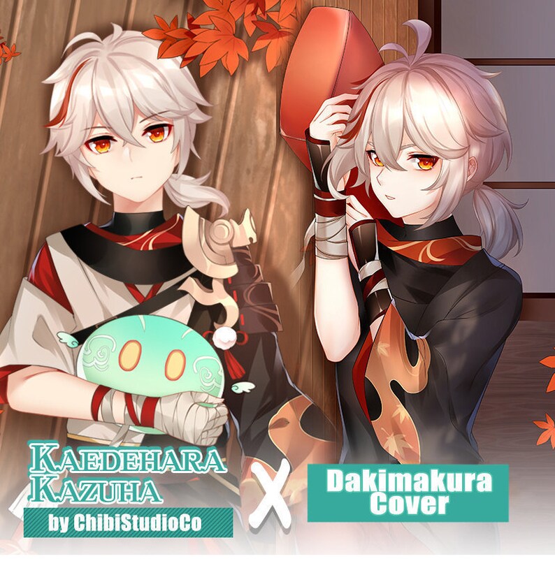 Kazuha Dakimakura Cover / Kazuha Dakimakura Case / Body Pillow Etsy