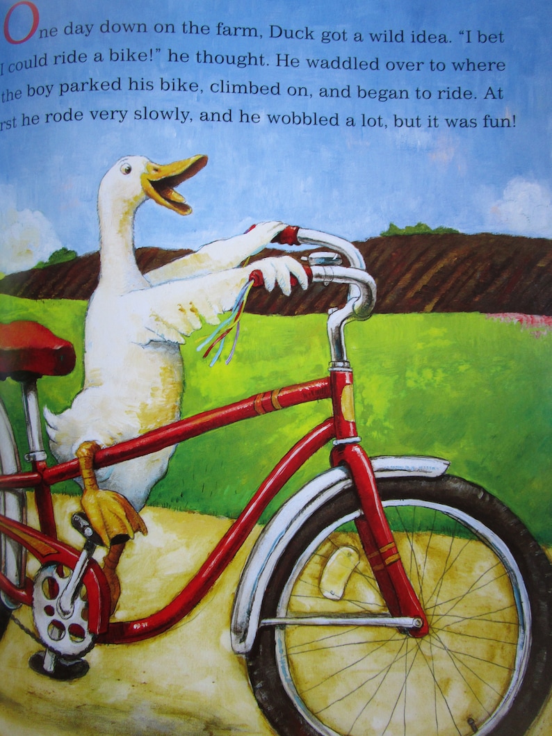 First Printing Duck on a Bike by David Shannon - Etsy