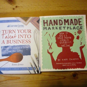 Set of Two How-To Books-Handmade Marketplace and Turn your Talent into a Business