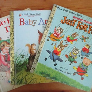 Three Classic 1960s Little Golden Books