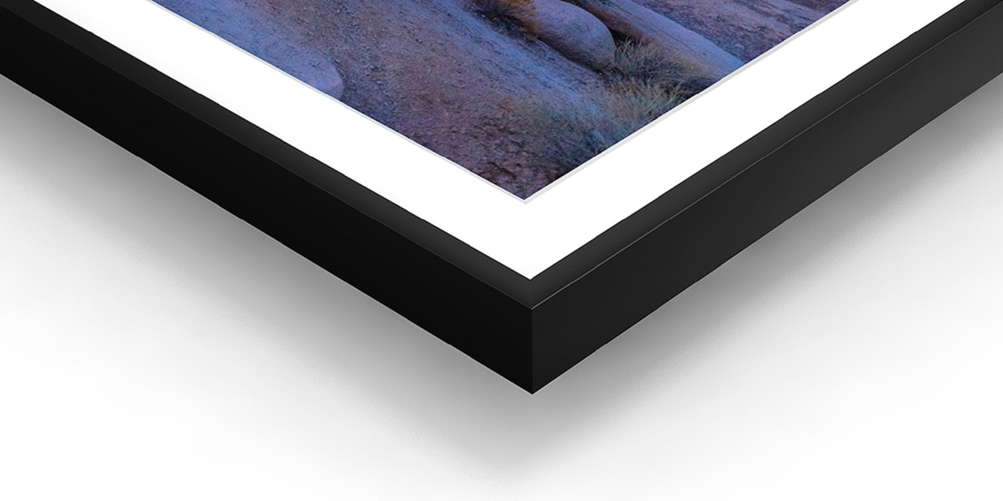 Cadre Aluminium 30x30 cm Nielsen Alpha Noir Anodisé Mat