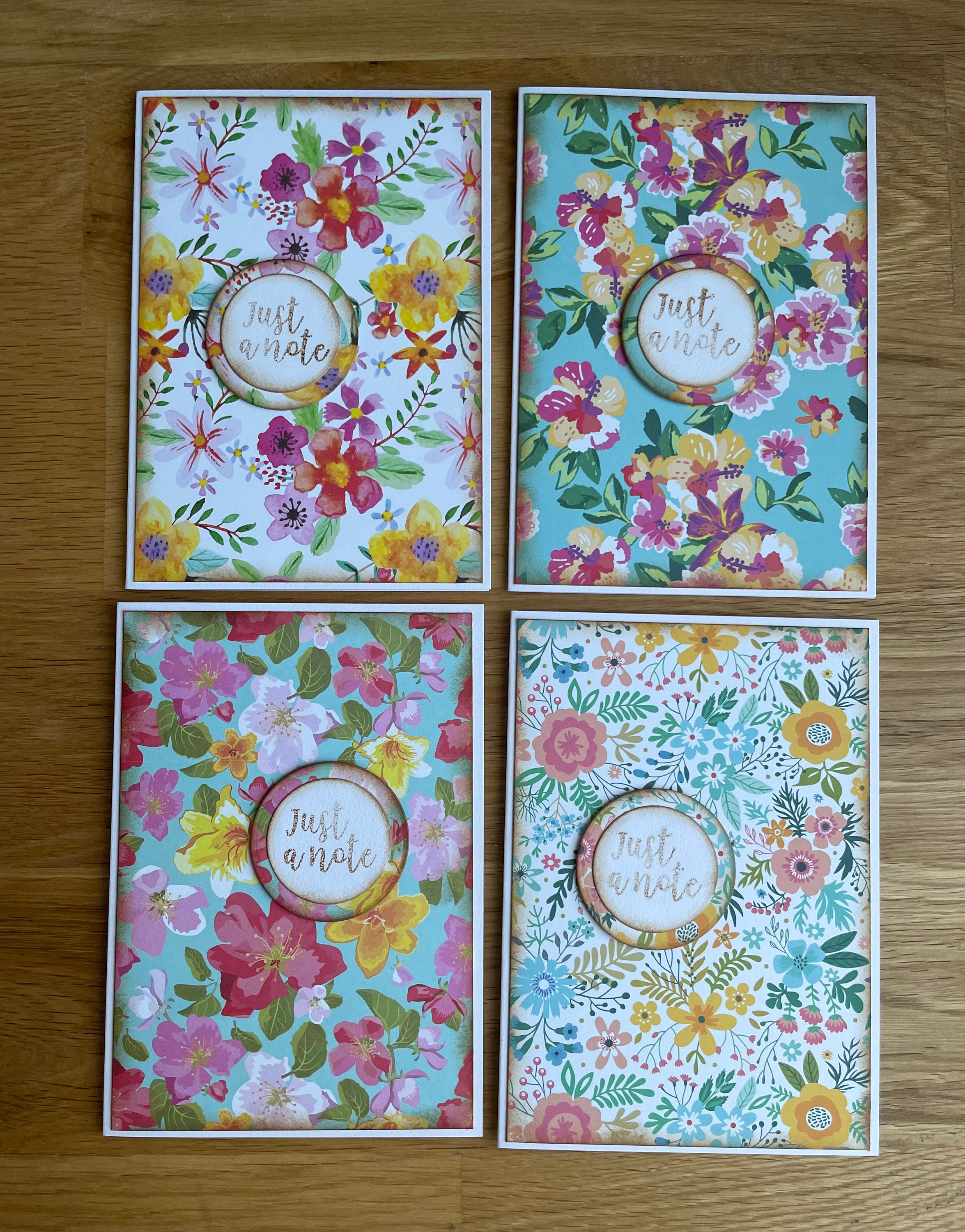 Pack of Note Cards, Floral Note Cards, Pack of Thank You Cards - Etsy