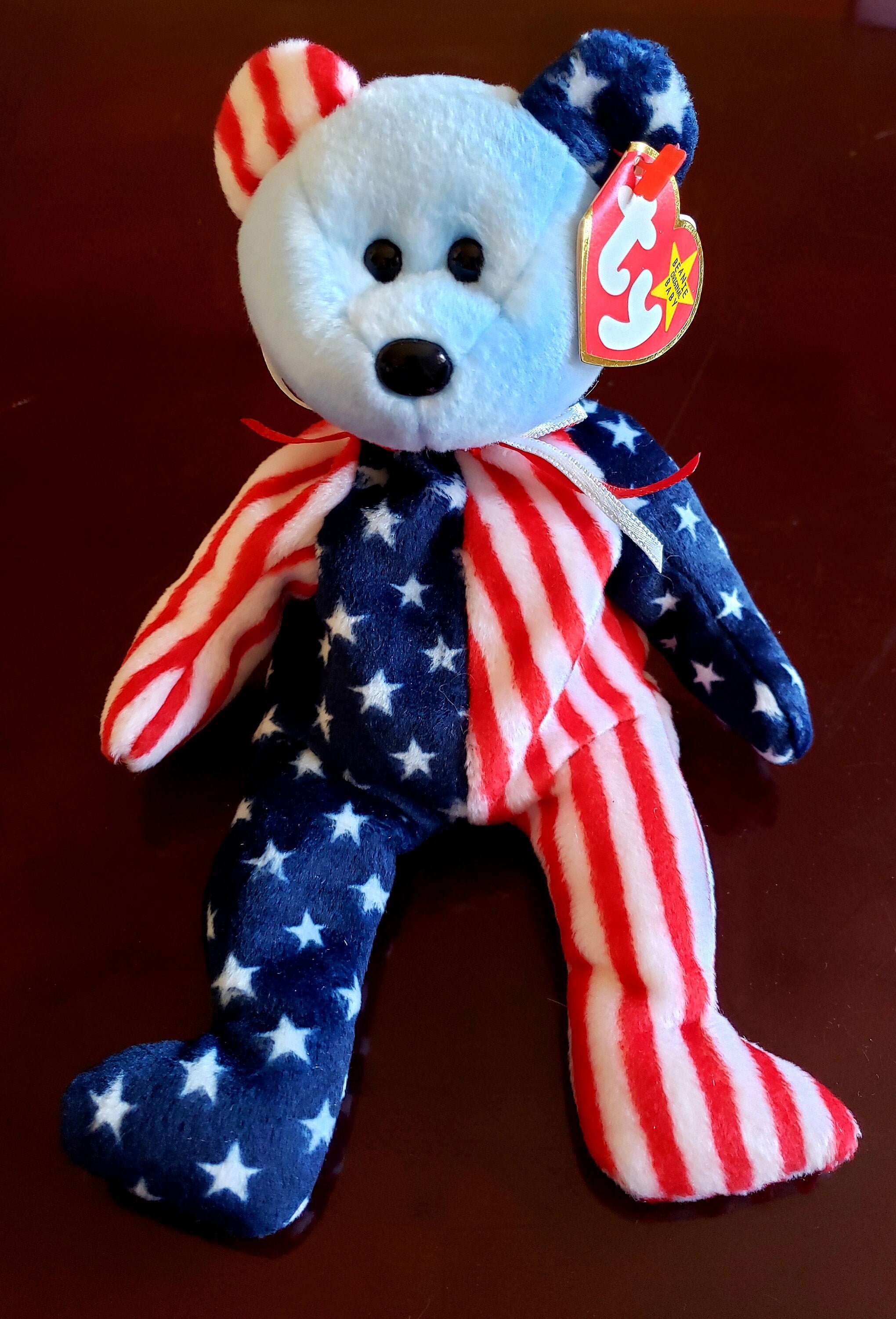 Spangle Beanie Baby 1999 Blue Etsy.de