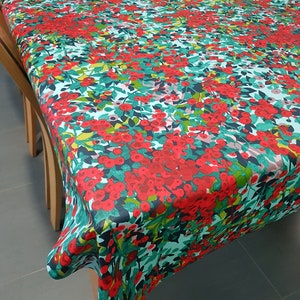 Coated cotton canvas 1.55m wide.