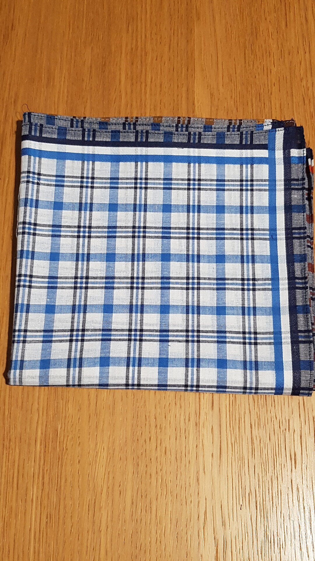 Checked Handkerchief Set of 6 Checked Handkerchiefs for Men. - Etsy