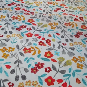 Wachstuch 135 cm breit bunte Blumen