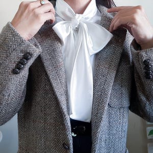 Vintage 80s 90s Brown Herringbone Blazer Hazelnut Brown Blazer Mens Style Blazer With Shoulder Pads AVON HOUSE Claasic Blazer