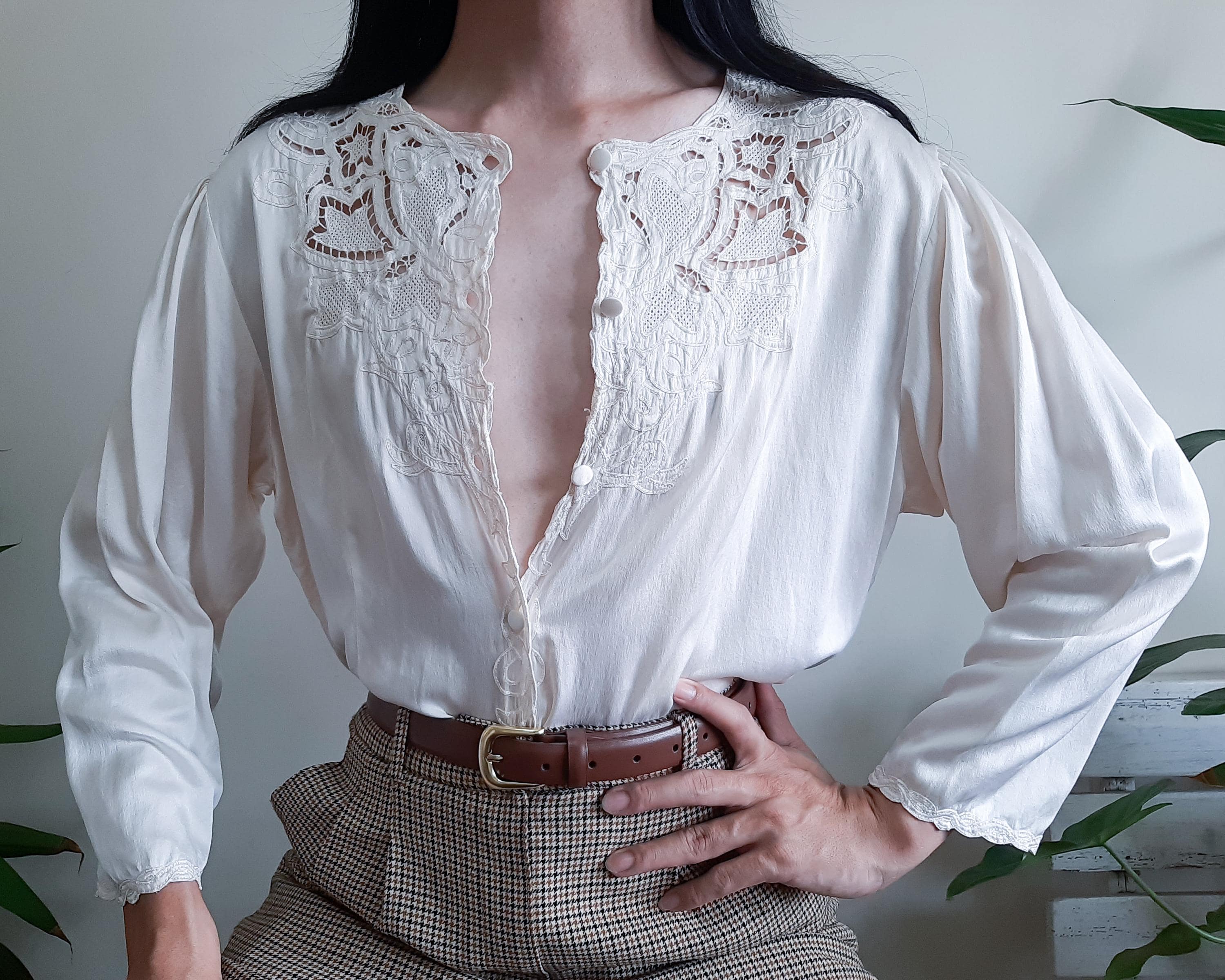 Blusa vintage años 60 España