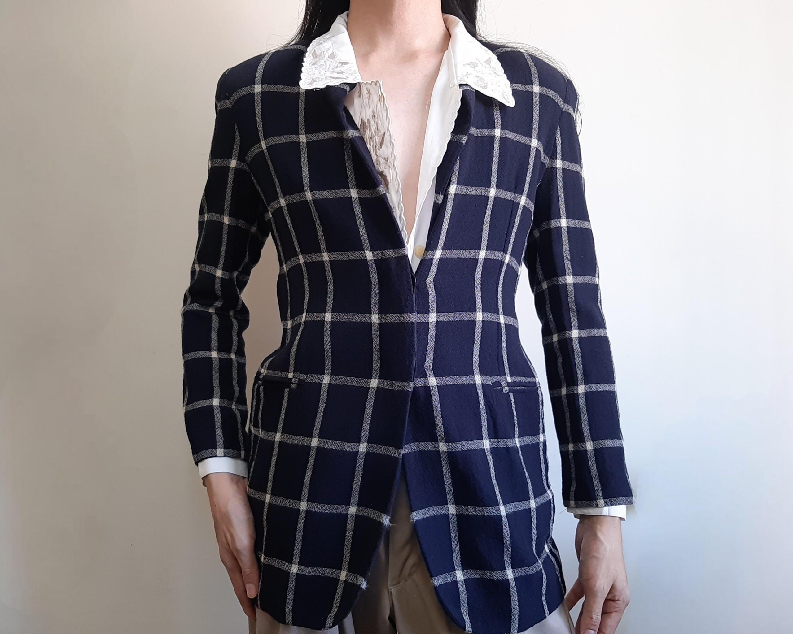 Giorgio Armani アルマーニ ハウンドトゥースジャケット 新品未使用 Mani giorgio armani - Etsy 日本