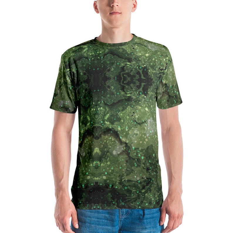 Mens T-Shirt Jungle Print Camouflage 100% Cotton S M L XL XXL Mens T-Shirt Jungle Print Camouflage 100% Cotton S M L XL XXL