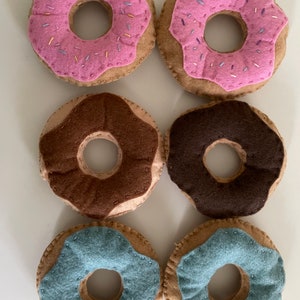 4 Felt Donuts
