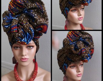 African Headwrap/ African print Scarf/ Women's headweap/ Fabric Scarf/Women's Head Wrap Scarf