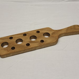 Wooden Spanking Paddle with holes