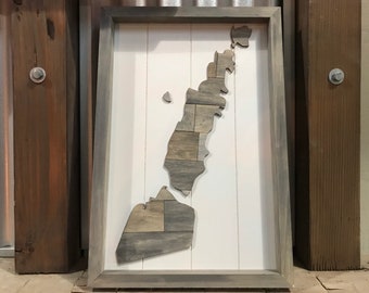 Handmade Door County Wood Plank Sign