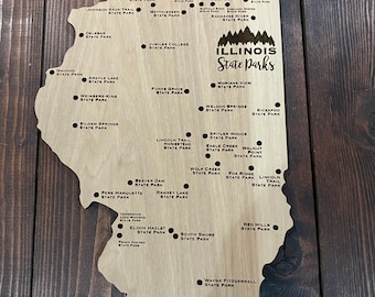 Illinois State Parks Sign-Choose Your Wood