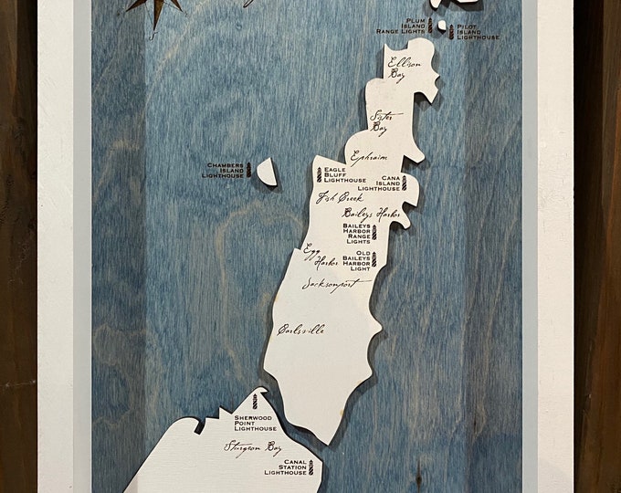 DOOR COUNTY LIGHTHOUSES. Lighthouses of Door County, Wisconsin - Etsy