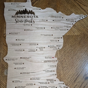 Minnesota State Parks Sign I Minnesota State Park Map-Choose Your Wood